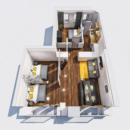 One Bedroom Neukoelln Apartament