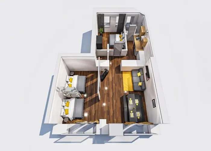 One Bedroom Neukoelln דירה